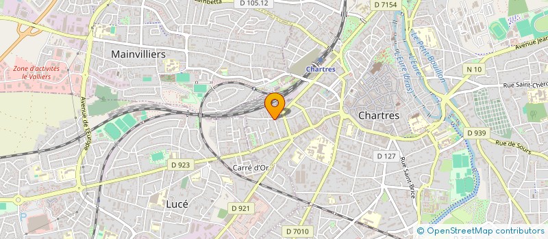 localisation de l'entreprise QUALITEAM CONSULTING à CHARTRES