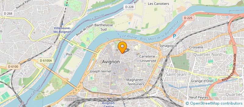 localisation de l'entreprise QUALITEAM INDUSTRIE à AVIGNON