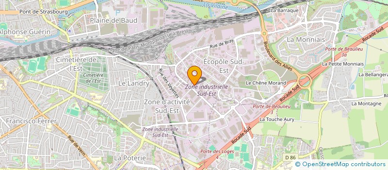 localisation de l'entreprise QUALITECH' BATIMENT à CESSON-SEVIGNE