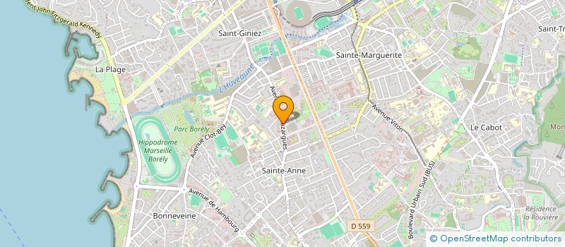 localisation de l'entreprise QUALITECH ENVIRONNEMENT à MARSEILLE