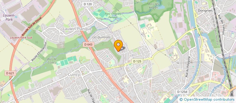 localisation de l'entreprise QUALITECH FR  CUINCY