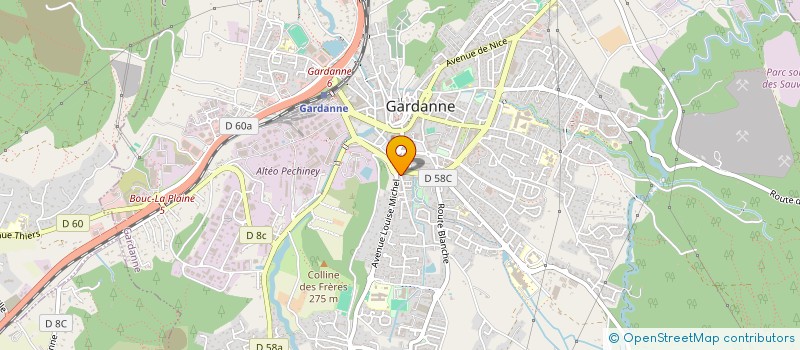 localisation de l'entreprise QUALITECH SERVICES à GARDANNE