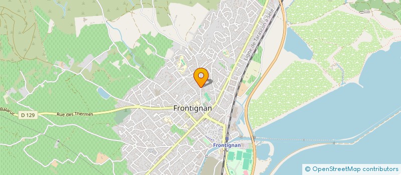 localisation de l'entreprise QUALITEK RENOVATION ENERGETIQUE à FRONTIGNAN