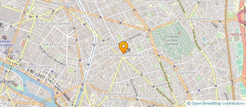 localisation de l'entreprise QUALITEVET à PARIS