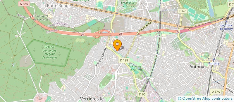 localisation de l'entreprise QUALITICS CONSULTING à VERRIERES-LE-BUISSON