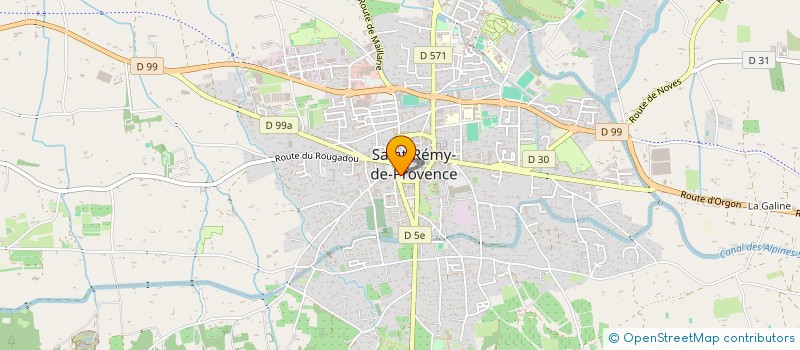 localisation de l'entreprise QUALITIS FORMATION CONSEIL SARL à SAINT-REMY-DE-PROVENCE