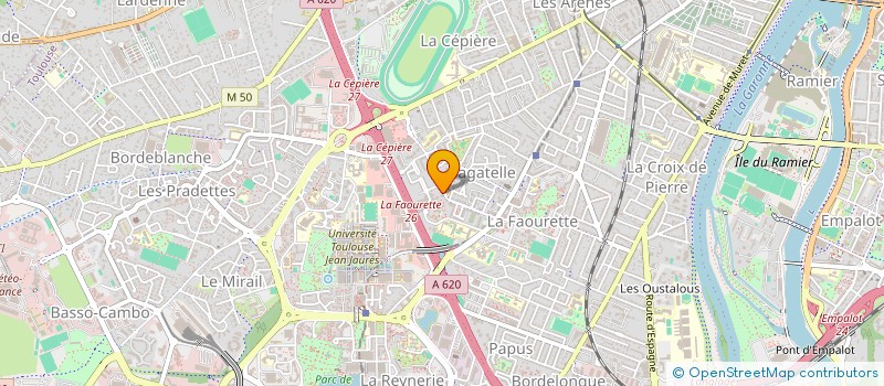 localisation de l'entreprise QUALITRANS.31 à TOULOUSE