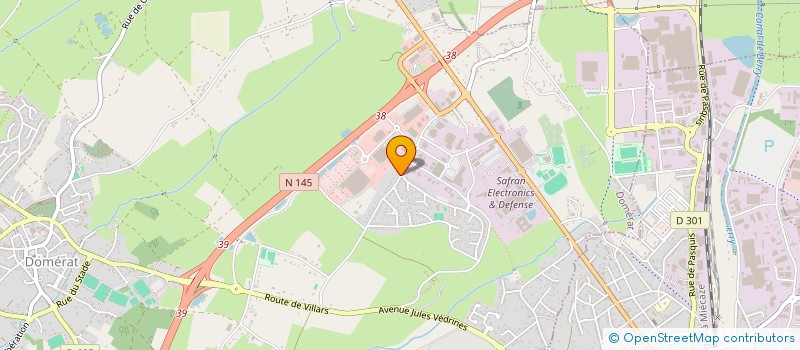 localisation de l'entreprise QUALITRANS EXPRESS à DOMERAT