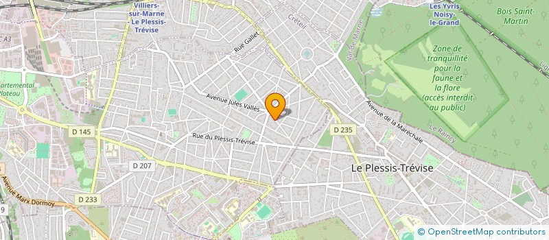 localisation de l'entreprise QUALITRAVAUX à CHAMPIGNY-SUR-MARNE