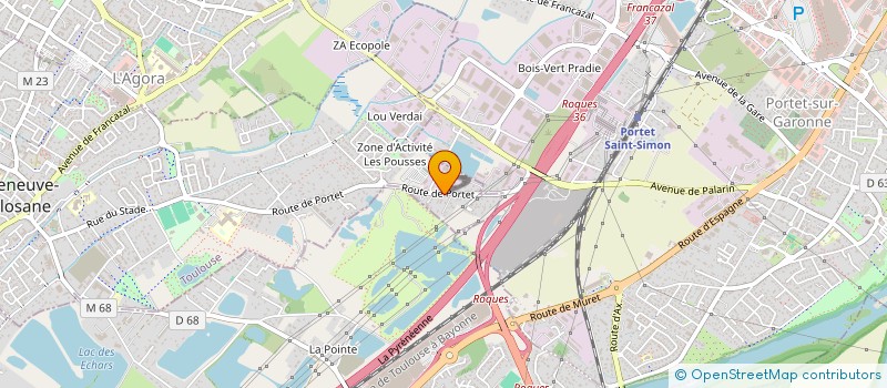 localisation de l'entreprise QUALITRAVO à VILLENEUVE-TOLOSANE