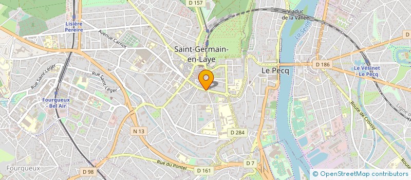 localisation de l'entreprise QUALITUDE à SAINT-GERMAIN-EN-LAYE