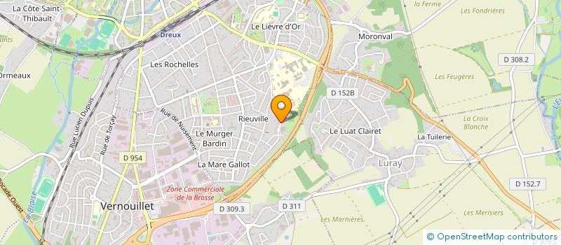 localisation de l'entreprise QUALITY AUTO à DREUX