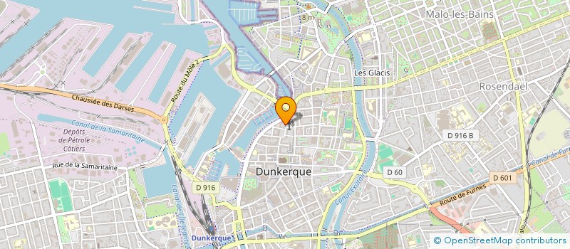 localisation de l'entreprise QUALITY BARBER à DUNKERQUE
