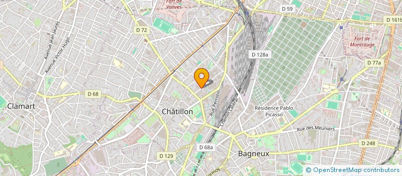 localisation de l'entreprise QUALITY CLEAN  CHATILLON