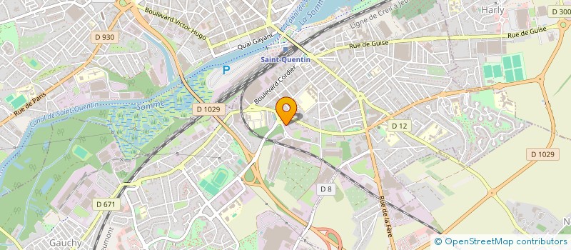 localisation de l'entreprise QUALITY GLOBAL CONCEPT à SAINT QUENTIN