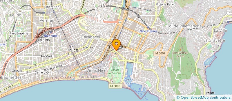 localisation de l'entreprise QUALITY KING BATIMENT à NICE