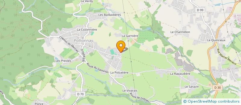 localisation de l'entreprise QUALITY PROPRETE  POLLIONNAY