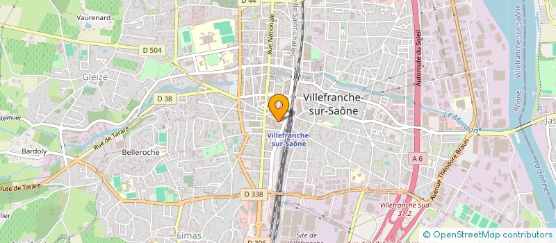 localisation de l'entreprise QUALITY QUICK à VILLEFRANCHE-SUR-SAONE