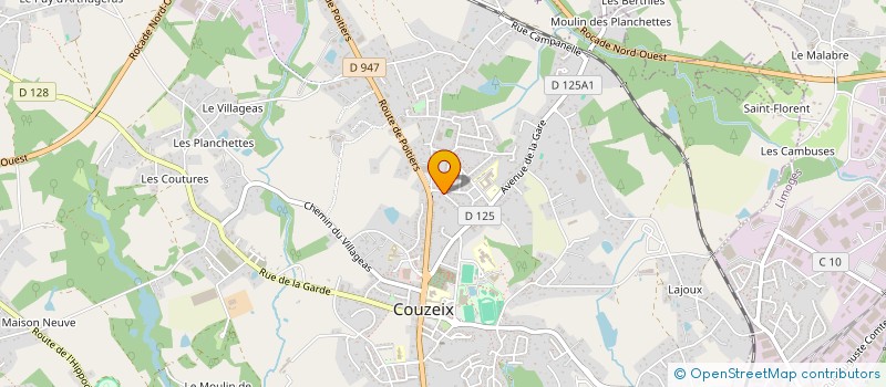 localisation de l'entreprise QUALITY RENOV à COUZEIX