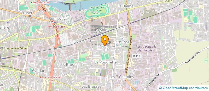 localisation de l'entreprise QUALITY RENOV  VAULX-EN-VELIN