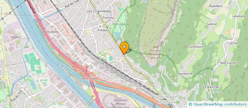 localisation de l'entreprise QUALITY RENOV'  SAINT-MARTIN-LE-VINOUX