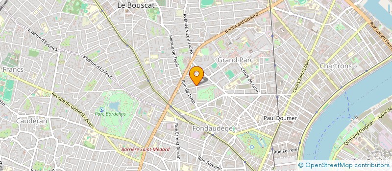 localisation de l'entreprise QUALITY STREET AMEUBLEMENT à BORDEAUX