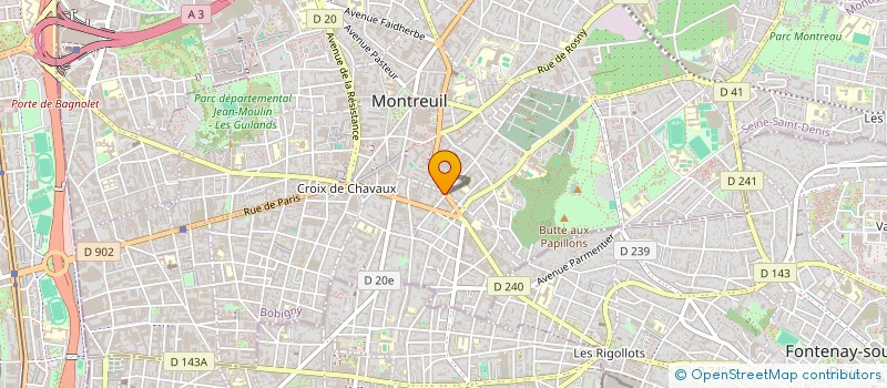 localisation de l'entreprise QUALITY SUPER TACOS à MONTREUIL