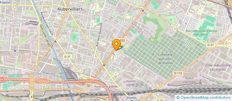 localisation de l'entreprise QUALITY TRANSPORT  PANTIN