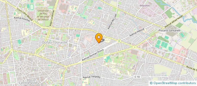 localisation de l'entreprise QUALITYM à PAU
