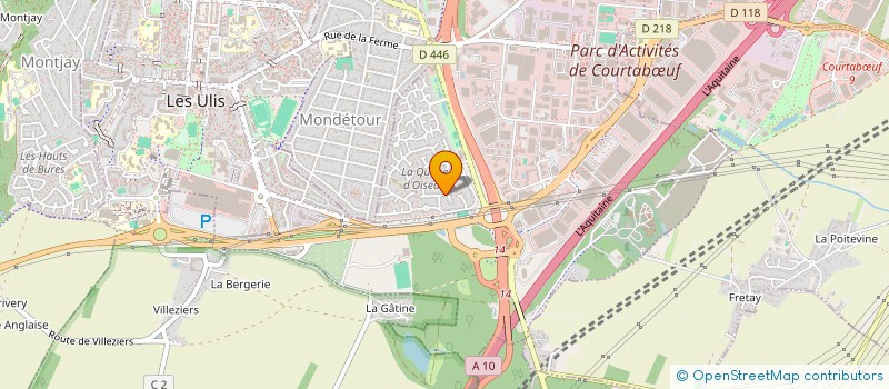 localisation de l'entreprise QUALIVAL à LES ULIS