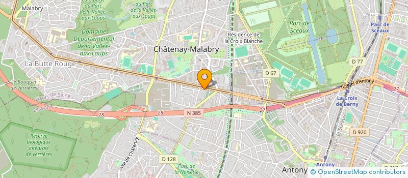 localisation de l'entreprise QUALIVERIS  CHATENAY-MALABRY