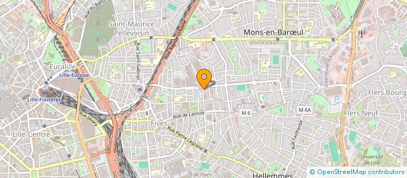 localisation de l'entreprise QUALIVIA INGENIERIE  LILLE