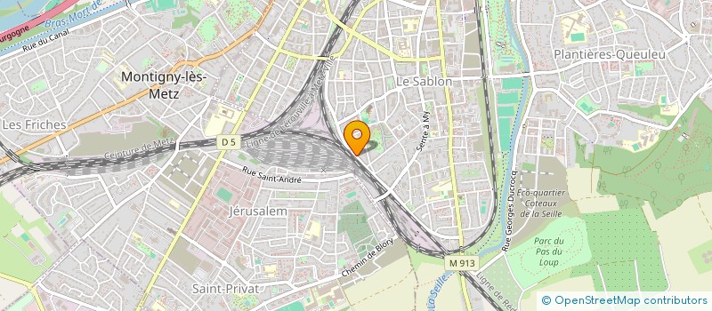 localisation de l'entreprise QUALIX  METZ