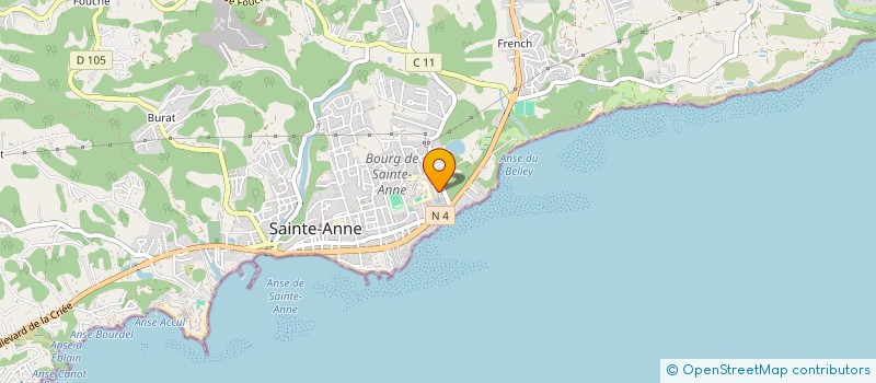 localisation de l'entreprise QUALIXPAIR  SAINTE-ANNE