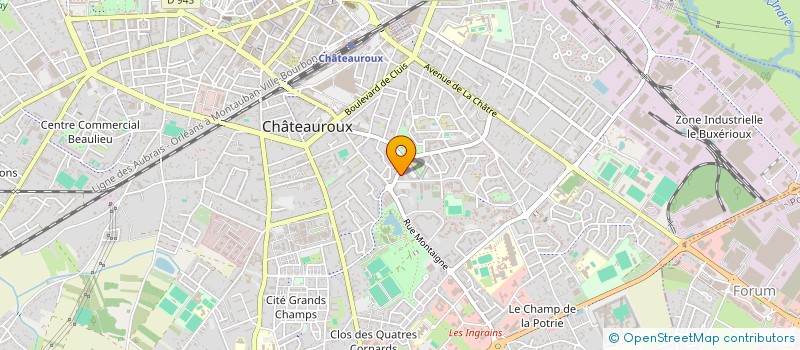 localisation de l'entreprise QUALSYS à CHATEAUROUX