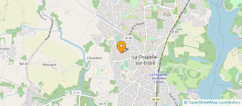 localisation de l'entreprise QUALUMNI à CHAPELLE-SUR-ERDRE (LA)