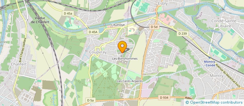 localisation de l'entreprise QUALY-IT SERVICES  COUPVRAY