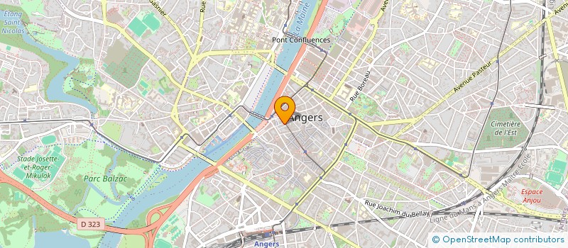 localisation de l'entreprise QUALY SERV NANOTECHNOLOGIES à ANGERS