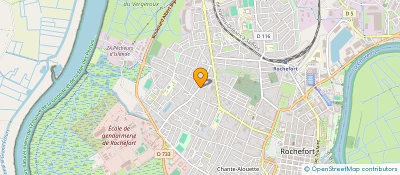 localisation de l'entreprise QUALYTECH ALISSOU  ROCHEFORT