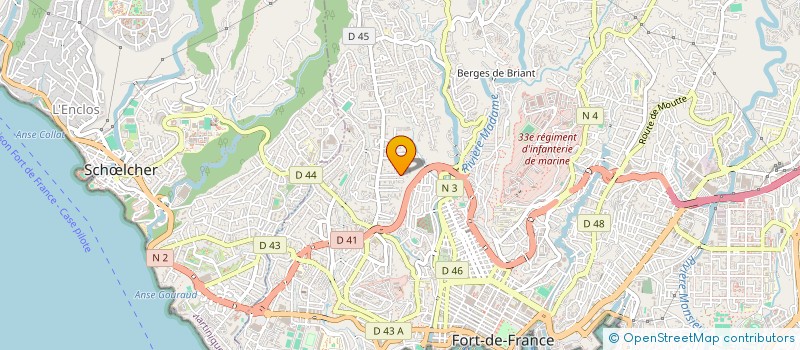 localisation de l'entreprise QUAMAROC  FORT-DE-FRANCE