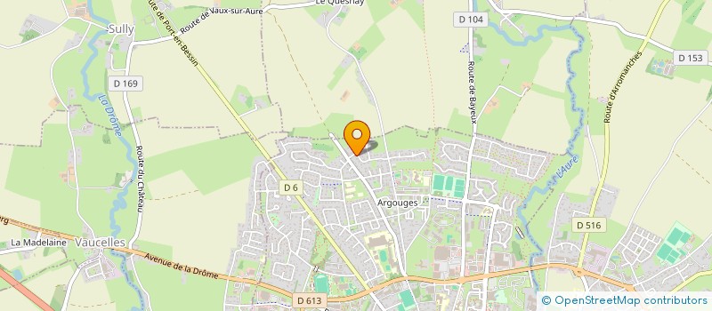 localisation de l'entreprise QUAN KHI DAO  BAYEUX