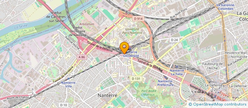 localisation de l'entreprise QUANAI  NANTERRE