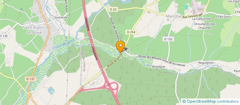 localisation de l'entreprise QUANCARD LABROUSSE ESTUAIRE  ETAULIERS