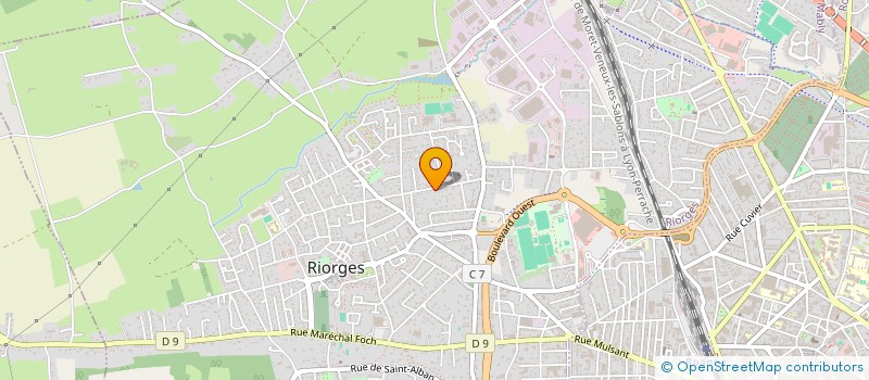 localisation de l'entreprise QUAND JE SERAI GRAND à RIORGES