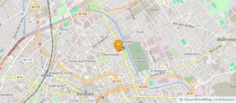 localisation de l'entreprise QUAND LES FEMMES  ROUBAIX