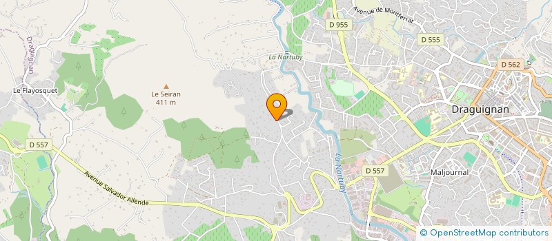 localisation de l'entreprise QUAND PARLENT LES PIERRES  DRAGUIGNAN