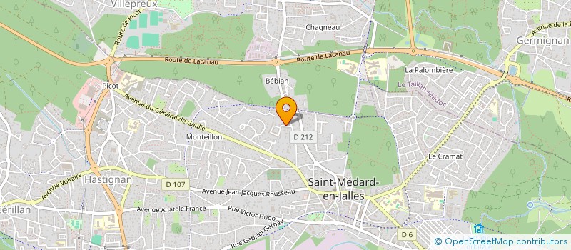 localisation de l'entreprise QUAND  UN CIRQUE...  SAINT-MEDARD-EN-JALLES