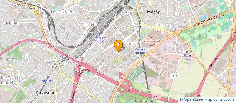 localisation de l'entreprise QUANDELA à MASSY