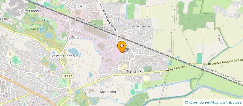 localisation de l'entreprise QUANDTRELAZEDANSE à TRELAZE