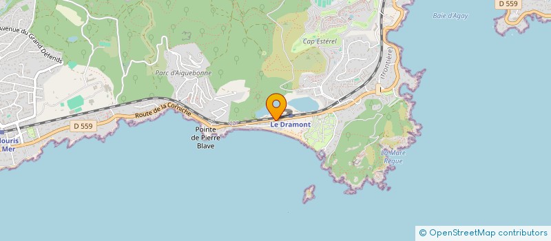 localisation de l'entreprise QUANFITECH à SAINT-RAPHAEL